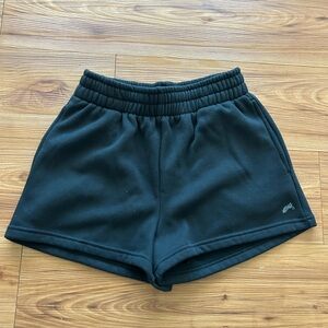 Alphalete black sweat shorts